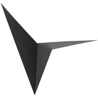 Beliani Wandlampe Schwarz