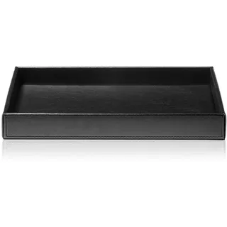 Decor Walther Brownie BR TAB L Tablett groß - Lederimitat schwarz