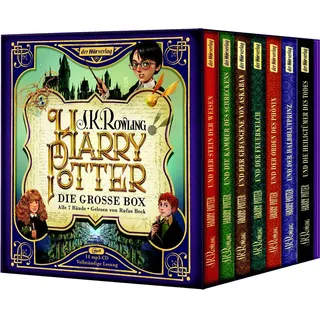 Harry Potter. Die grosse Box zum Jubiläum. Alle 7 Bände, Hörbücher von J.K. Rowling