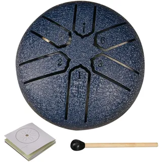 Zungentrommel, Tongue Drum Steel Zungentrommel Groß Stahlzungentrommel Stahl Handtrommel Schlaginstrument Mit Tragetasche, Drumsticks