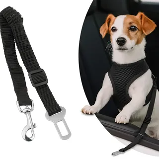 Hunde-Gurt Auto Anschnallgurt Hund Sicherheitsgurt Hundegeschirr elastisch