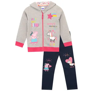 Peppa Wutz Mädchen Peppa Pig Hoodie und Leggings Mehrfarbig 86 - 86