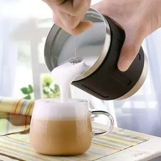 Tragbarer Milchaufschäumer Und Getränkemixer, Elektrisches Schaummischzubeh√∂r Aus Edelstahl ‚Äì Handlicher Aufschäumer Für Kaffee, Matcha Und Latte Macchiato