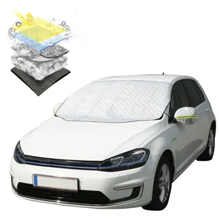 Walser Premium Thermoscheibenschutz, mit Seitenspiegelabdeckung, PKW-Frontscheibenabdeckung 147x120 cm