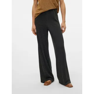 Vero Moda Schlupfhose »VMKANVA NW GLITTER WIDE PANT JRS mit Glitzereffekt, schwarz