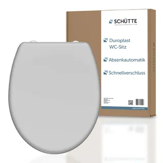 Schütte WC-Sitz Duroplast Grau