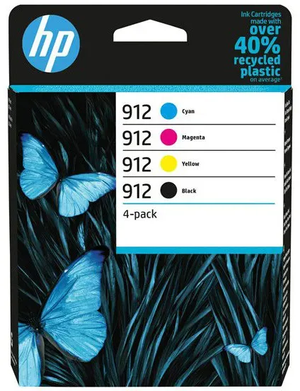 HP 912 (6ZC74AE) - Tintenpatrone, black + color (schwarz + farbe) multipack