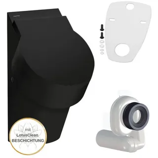 Laufen val schwarz spülrandlos mit Deckel Komplettset