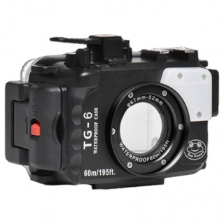 SeaFrogs - Olympus TG-6 Unterwassergehäuse für TG 6 - black #
