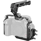 SmallRig HawkLock Quick Release Cage Kit for Panasonic LUMIX GH7 / GH6 4825 (Cage), Video Zubehör, Schwarz