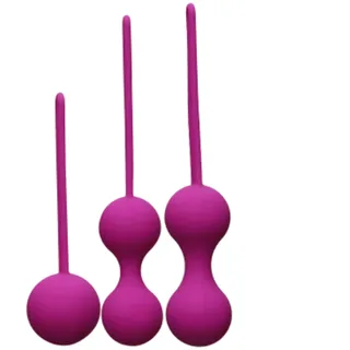Beckenboden Trainingskugeln Beckenbodenmuskeltrainer zur Straffung und Stärkung der Blasenkontrolle (Rose pink)