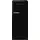 FAB28RBL6 Retro-Kühlschrank (270 l, 1530 mm hoch, Schwarz)
