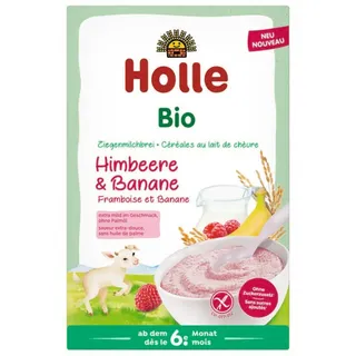 Holle Milchbrei Himbeere und Banane aus Ziegenmilch bio