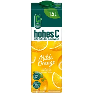 hohes C Milde Orange, 100% Orangensaft (1 x 1,5l)