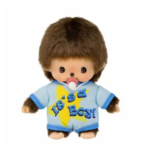 Monchhichi Bebichhichi Romper It's a Boy (16cm) - Braun