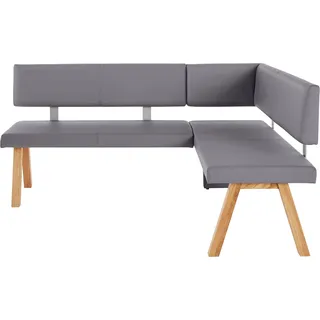 Kunstleder langer Schenkel links eiche geölt/grau