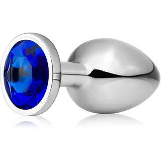 Secret play Pleasure Plug M Butt-Plug blue 8,2 cm