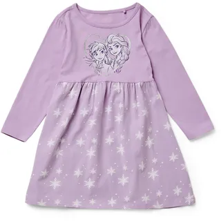 Tchibo - Kinder-Jerseykleid »Eiskönigin« - Mädchen - Gr. 86/92 - lila/print
