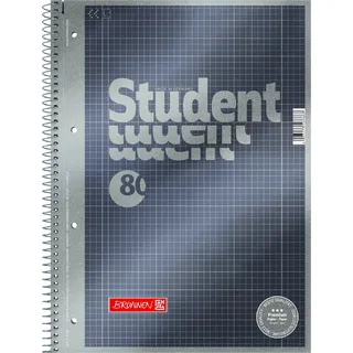 Brunnen Collegeblock Premium A4, kariert, 28, 80 Blatt,