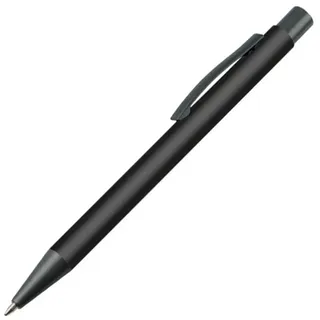 MacMa Kugelschreiber mit Clip aus Metall, schwarz,