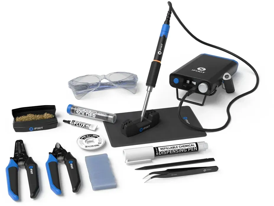 iFixit FixHub Soldering Toolkit Das komplette Löt-Set für alle Projekte, U.a. Powerstation, Intelligenter Lötkolben
