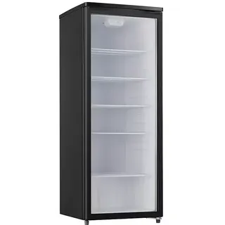 PKM Flaschenkühlschrank GKS 255 B  (58 x 55 x 143 cm, Schwarz, 256 l)