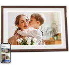 Arzopa D10 Smart Photo Frame, Digitaler Bilderrahmen, Touchscreen, WLAN, 1280x800, 10,1, braun
