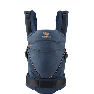 Manduca XT Cotton denimblue-toffee