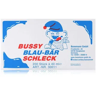 Bussy Waldfrucht Wassereis Schleck Drinks | 200er Vorrat Großpackung