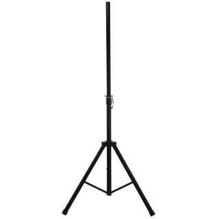 McGrey SPS-1 Boxenstativ Stahl schwarz (Boxenstativ aus Stahl, stabile, extra breite Dreibein-Konstruktion, ausziehbar von ca. 130 - 193 cm, Belastbarkeit: max. 50 kg, Gewicht: 3,3 kg)