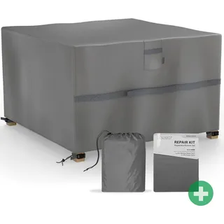 Sanzaro Abdeckung Gartenmöbel 120 x 120 x 70 cm Grau
