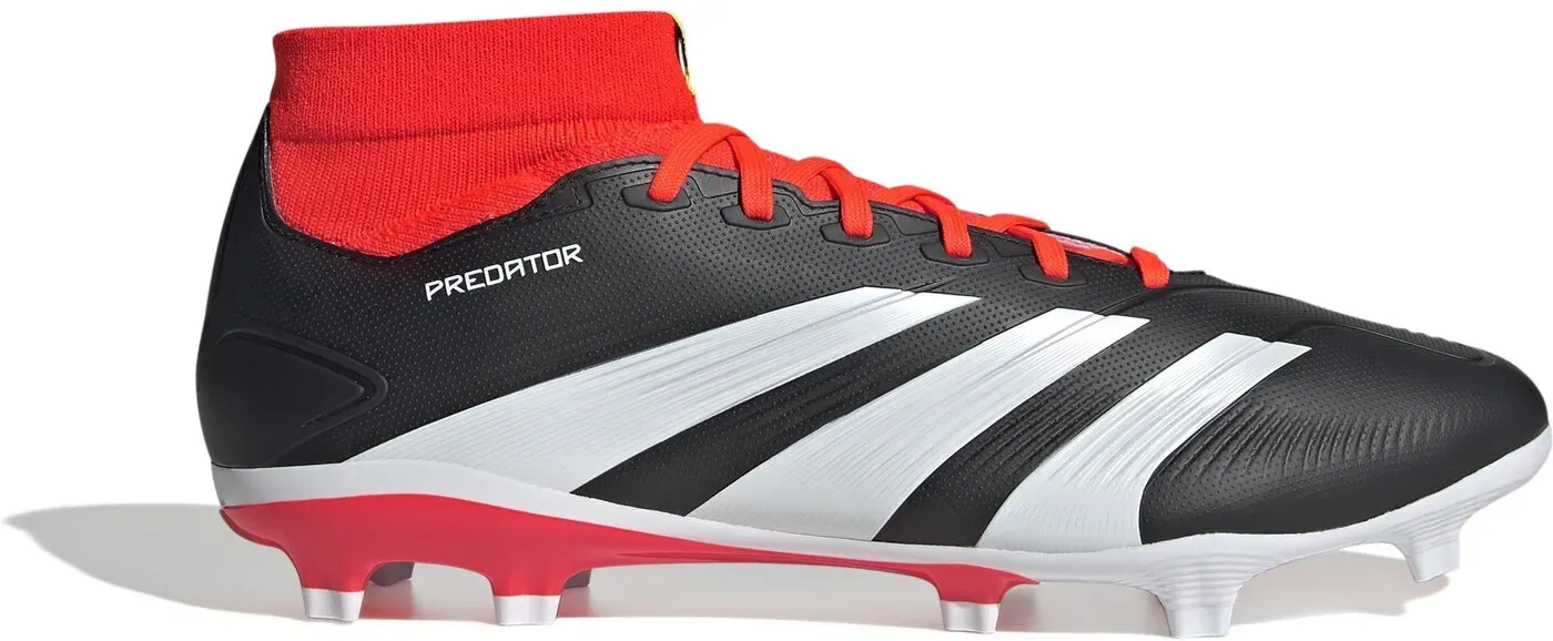 adidas Predator 24 League FG Fußballschuh Core Black/Cloud White/Solar Red - 42