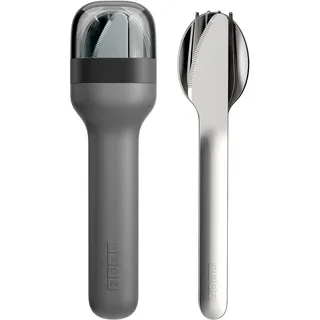 ZOKU Besteck-Set für Taschen, Anthrazit