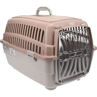 GarPet Transportbox Hunde Katzen Kaninchen Transport Auto Box Korb Hundebox Katzenbox extra viele Luftschlitze sicheres Schloss