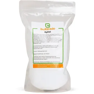 buXtrade Xylitol Xylit Zuckerersatz 100% rein 1 kg Pulver