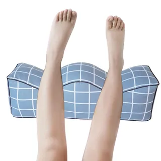 Goowafur Venenkissen Beinhochlagerungskissen, Gebogene Knieerhöhungskissen, Kniestützkissen-Nackenkissen, Knöchelstützkissen zur Schwellung der Blutzirkulation