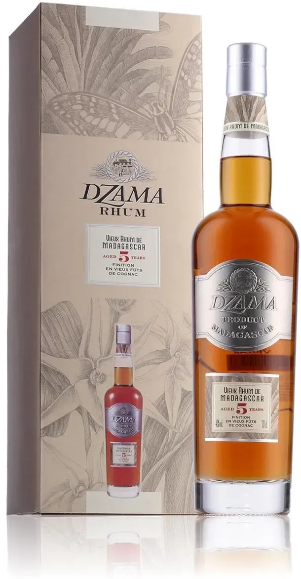 Dzama 5 Years Vieux Rhum de Madagascar 40% Vol. 0,75l in Geschenkbox