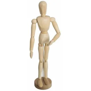 Atmosphera Créateur d'intérieur Holzpuppe in beige | Holz - 9x33 cm