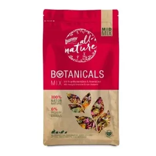 Bunny Nature Botanicals Mid Mix mit Ringelblumenblüten & Rosenblüten 3 x 130 g