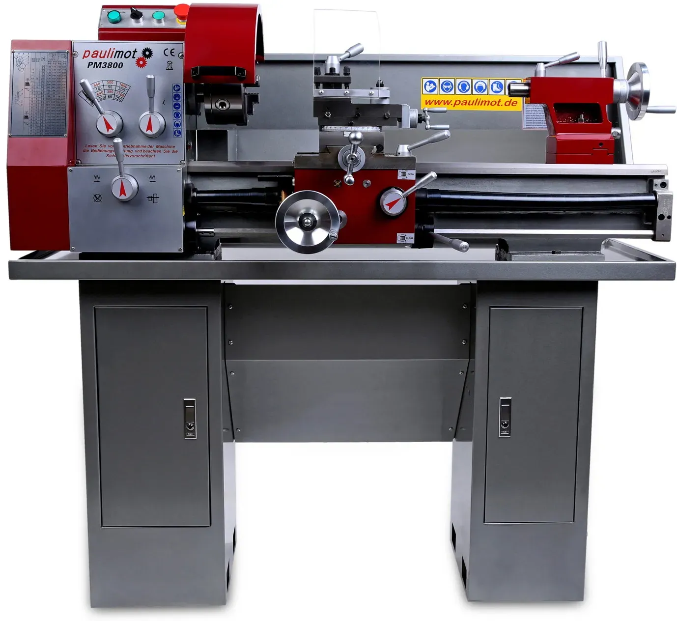 Drehmaschine PM3800 mit 400 Volt Motor