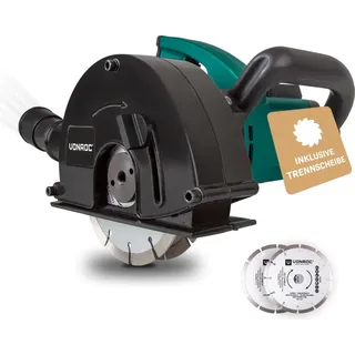 VONROC Mauernutfräse 1700W - inklusive Diamantscheiben