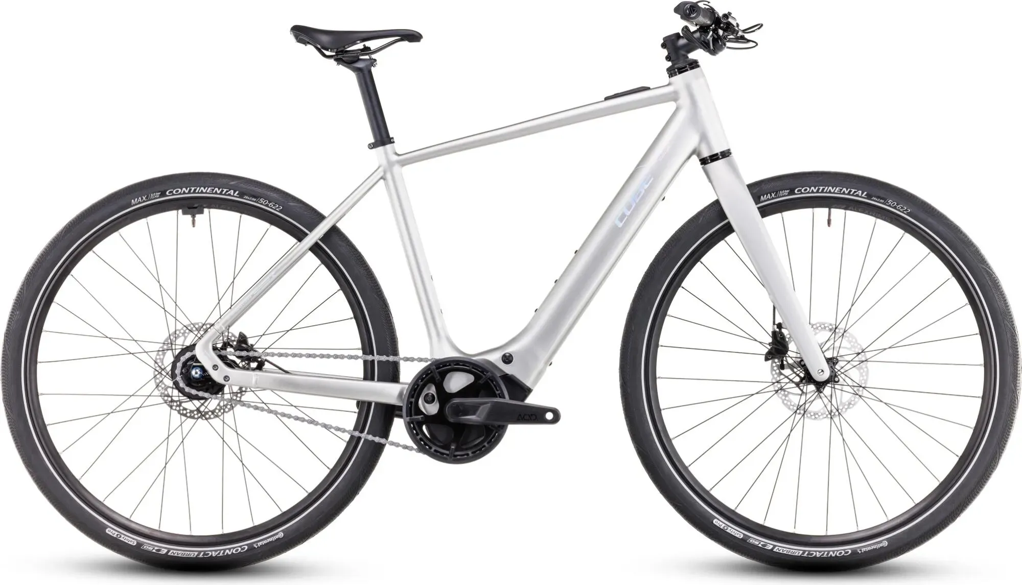 Cube Editor Hybrid SLX 400X sleekgrey ́n ́spectral 2025 - RH 58 cm