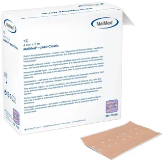 MaiMed - plast classic Wundschnellverband, Pflaster, Wunde (4 cm x 5 m)