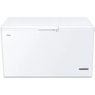 Haier Gefriertruhe CHEST SERIE 3 HCE321T I 319 L Tiefkühltruhe mit Innenbeleuchtung, Super-Gefrierfunktion & antibakterieller Dichtung I Freezer Kühltruhe inkl. 2 Metallkörben I Energieklasse D