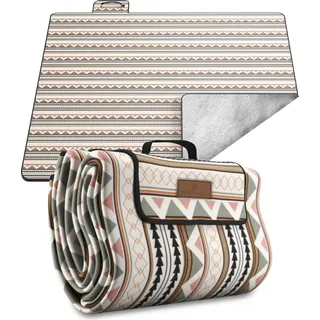 Veddelholzer Boho Picknickdecke 200 x 200 cm wasserdicht