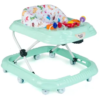 Lauflernwagen Höhenverstellbarer Baby Gehfrei Lauflernwagen mit Spielcenter (Türkis)