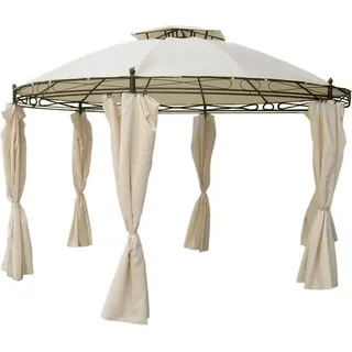 Lex Wasserabweisendes Pavillon-Ersatzdach Ø 3,5m beige, rot, taupe, grau : Beige
