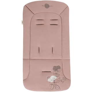 hauck Disney Universal Sitzauflage für Buggys Kinderwagen & Fahrradanhängern aus Atmungsaktiver, Weicher Baumwolle, Einfache Befestigung, für Sommer & Winter (Pushchair Seat Liner, Minnie Mouse Rose)