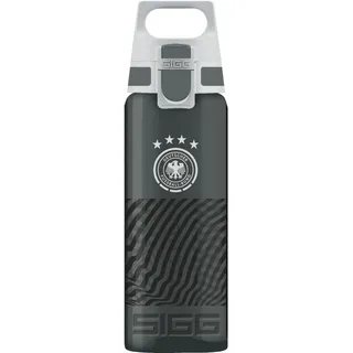 SIGG - Tritan Trinkflasche - Total Color ONE DFB One Team - Für Kohlensäurehaltige Getränke Geeignet - Spülmaschinenfest - Auslaufsicher - Leicht - BPA-frei - Anthracite - 0.6L