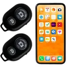 2 Selbstauslöser für iPhone und Android Smartphones Drahtlose Fernbedienung für Fotos und Videos Bluetooth Shutter Kameraselbstauslöser